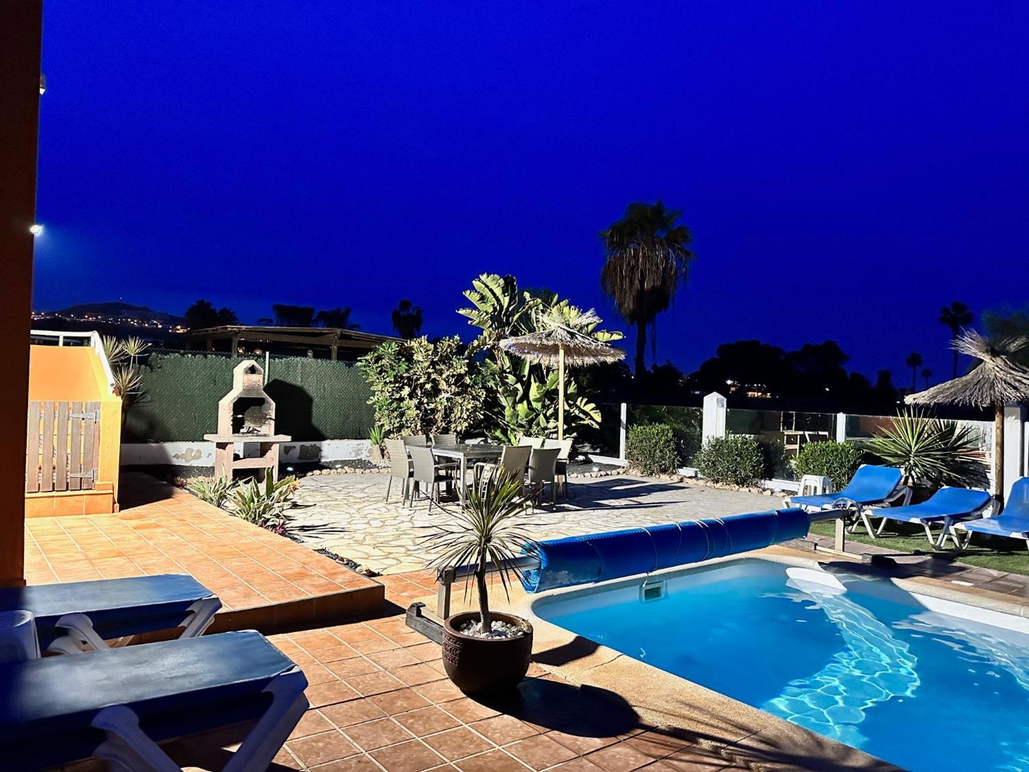 Casa Piedra, Luxury Family Front Line Golf, Hot Tub,Pool Table, 8 Pers, Caleta De Fuste Villa Exterior photo